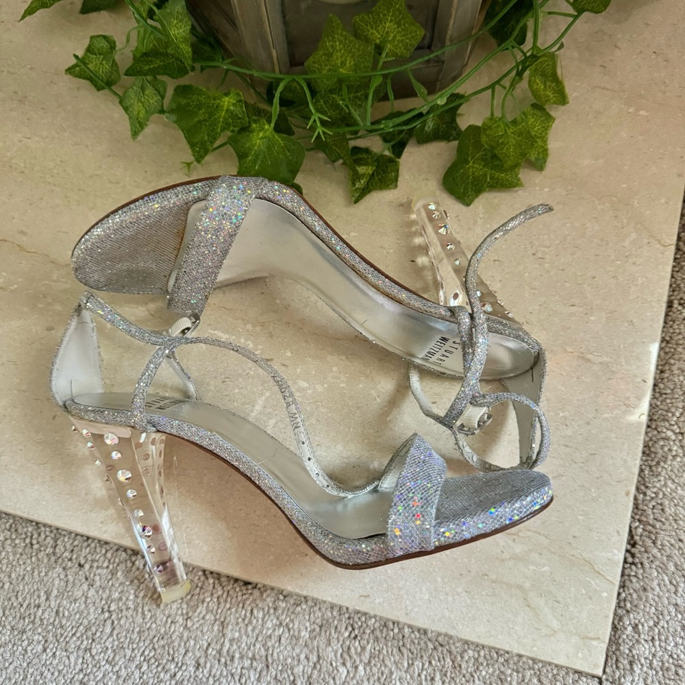 Stuart Weitzman Rhinestone Heel